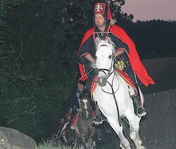 Historischer Reiter - Festspiel Bayern